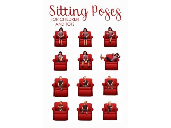 154553 sim bubble sitting poses for children and toddlers remake series 4 sims4 featured image