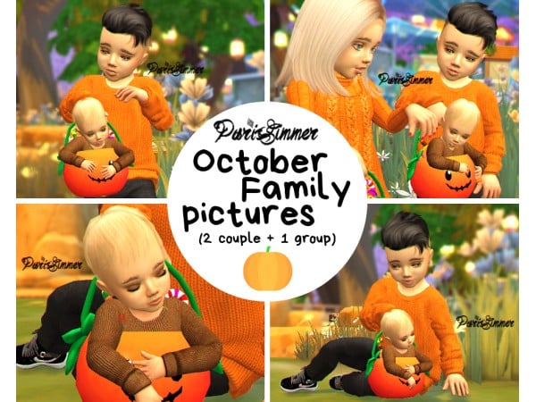 155506 parissimmer s4 october family pictures fall halloween pose pack sims4 featured image