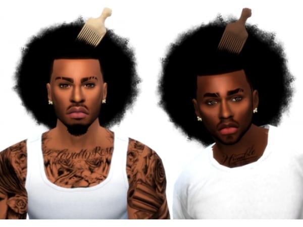 Jarome’s Mane Mastery: XXBlackSims’ Alpha Hair Collection for Men (#BlackHair #AlphaCC)