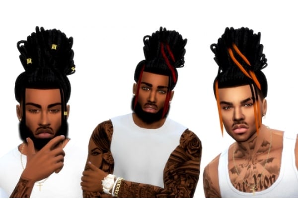 170319 xxblacksims male colored dreads sims4 featured image