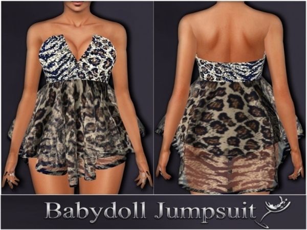17115 roupa feminina babydoll jumpsuit sims3 featured image