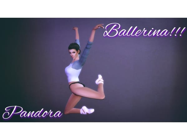 PandoraSims4CC’s Ballet Ensemble: Alpha Clothing & Pose Sets with Shoes