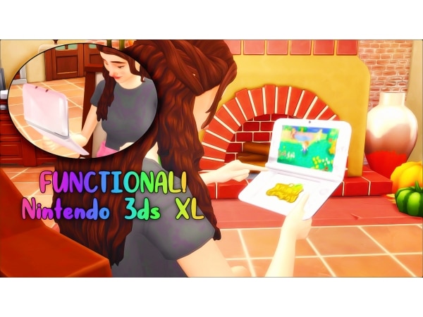 173211 functional nintendo 3ds xl by melunn sims4 featured image