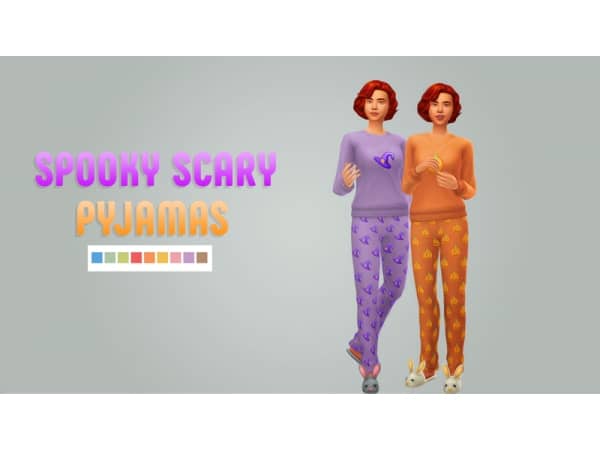173462 willowspringss spooky scary pyjamas sims4 featured image