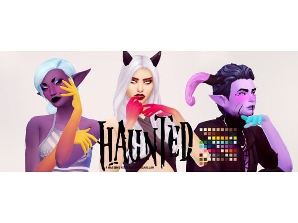 Valhallan’s Inked Spirits: Haunted Sims with Alpha CC Tattoos