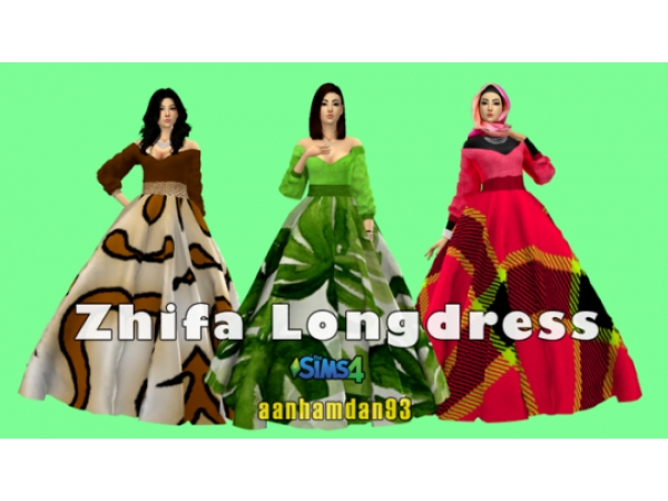 Zhifa Elegance: Aanhamdan93’s Alpha Collection of Long Dresses