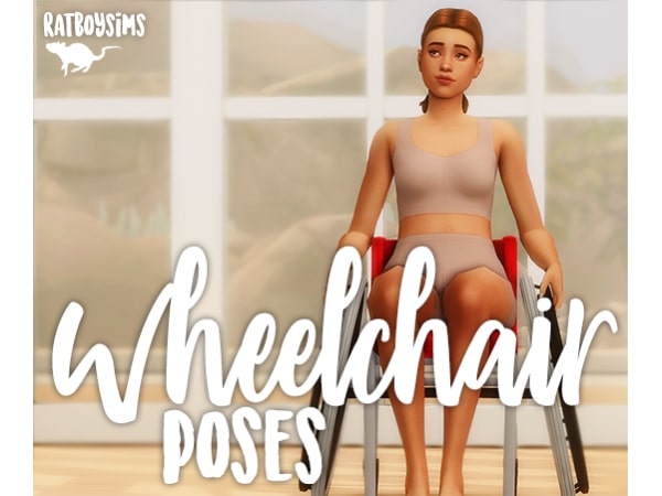 Vogue Verve Wheelchair Poses by RatboySims (Sultry Heels & Couple Elegance)