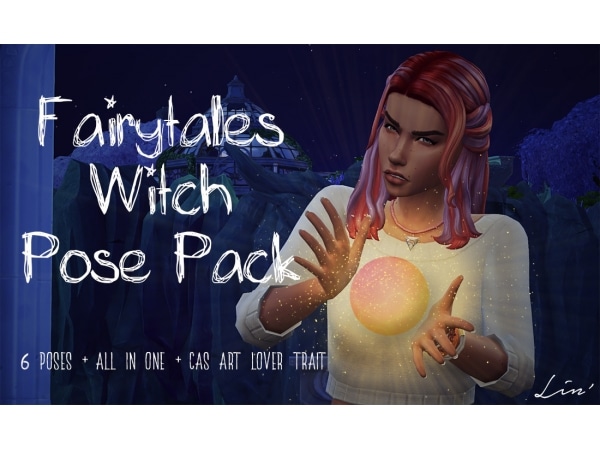 175175 linsims fairytales witch poses sims4 featured image