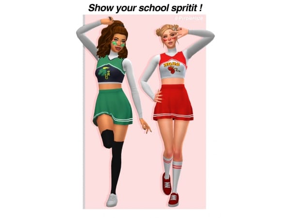 Alpha Spirit: Trendy School Tops & Skirts (Show Your Pride!)