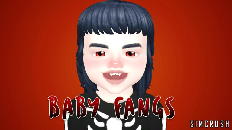 Search Results 28 Baby Fangs: Vampire Teeth for Toddlers by @simcrush – Free Accessory