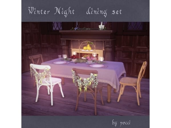 179725 winter night dining set sims4 featured image