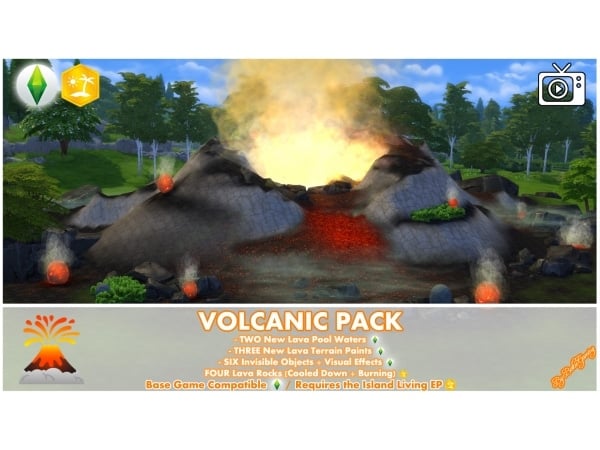 179741 volcanic mod pack by bakie sims4 featured image