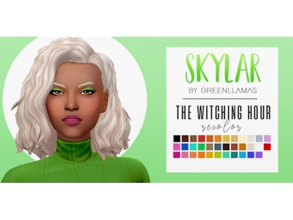 Enchanted Tresses: Skylar & Belen’s Witching Hour Styles (#GreenHair, #LongAlphaHair)