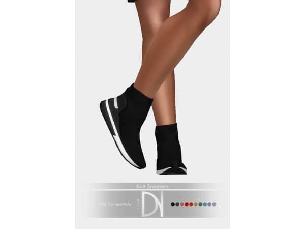 182165 patreon exclusive knit sneaker booties by darknightt sims sims4 featured image