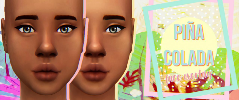Search Results 46 Piña Colada Sim Pack: Forehead, Mouth Crease, Freckles, Mole – Two Swatches