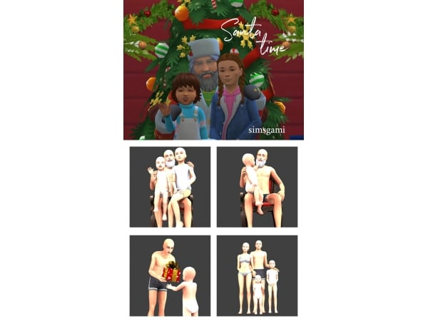 183790 a kid and a toddler visiting santa sims4 featured image