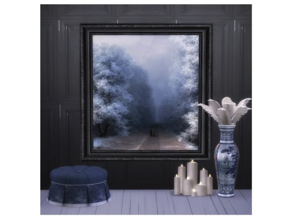 Frostique Visions: Enchanting Winter Landscape Accessories & Wall Decor