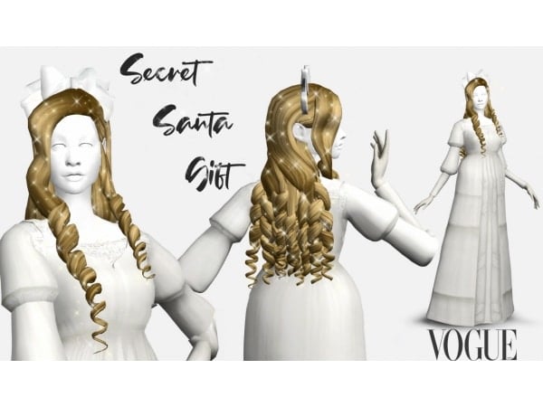 Fashionista’s Fantasy: Unveiling VS4’s Secret Santa 2019 (Elegant Dresses & Alpha Hair Trends)