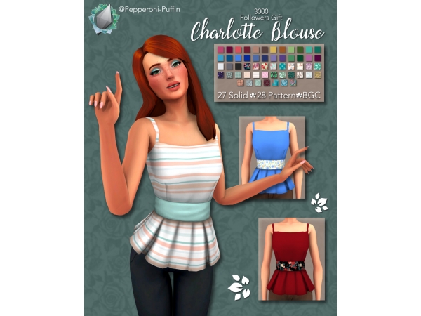 Charlotte’s Charm: Chic Blouses for Every Occasion (Trendy Female Tops & Sets)