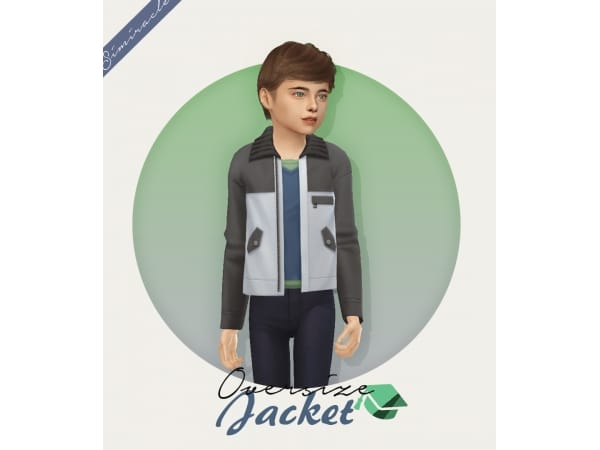 190035 oversize jacket kids version sims4 featured image