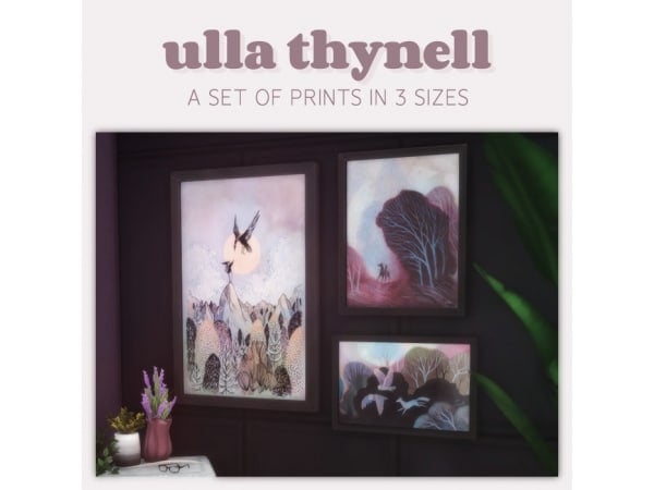 Ulla’s Visions: Enchanting Accessories & Wall Decor in Thynell’s Paintings