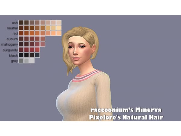 191530 raccoonium s minerva hair sims4 featured image