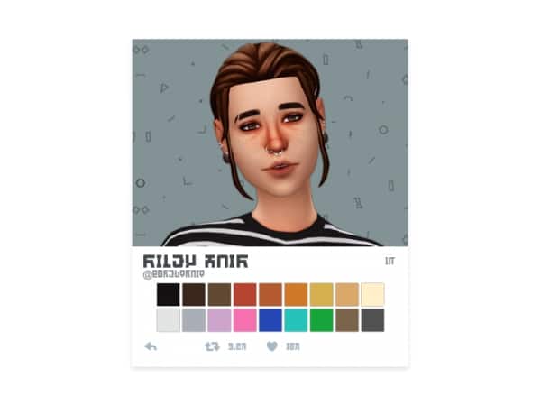 191540 riley hair by boredtrait sims4 featured image
