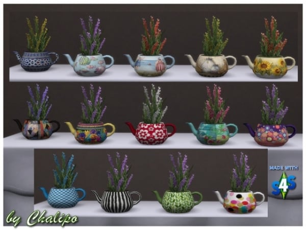Chalipo’s Charm: Teapot Plant Recolors (Accessories & Decor Delights)