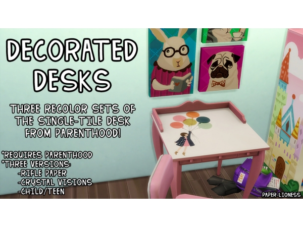 191684 decorated desks sims4 featured image