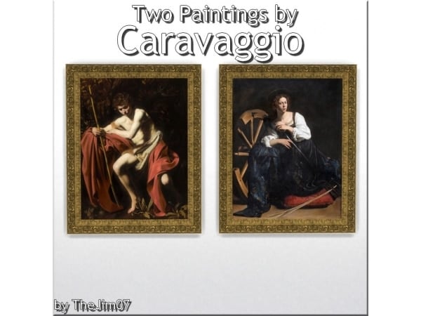 Caravaggio’s Canvas: Timeless Masterpieces (TheJim07’s Decorative Paintings Collection)