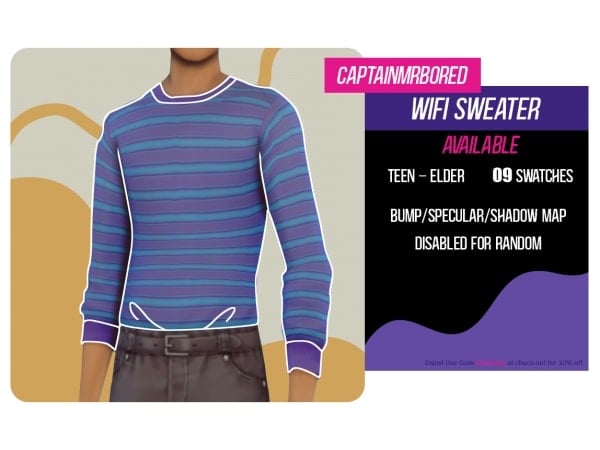 CaptainMrBored’s Wi-Fi Enabled Sweater: The Ultimate Tech-Savvy Apparel (AlphaCC Collection)