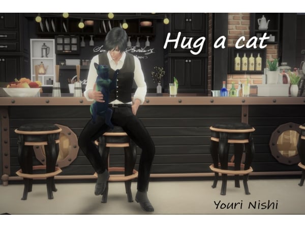 193568 202001 hug a cat pose pack sims4 featured image