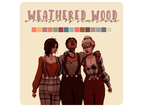 194012 weathered wood set recolor sims4 featured image