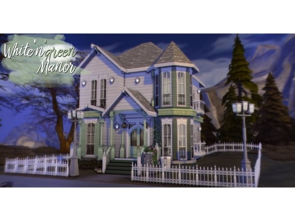 195497 white n gren manor sims4 featured image