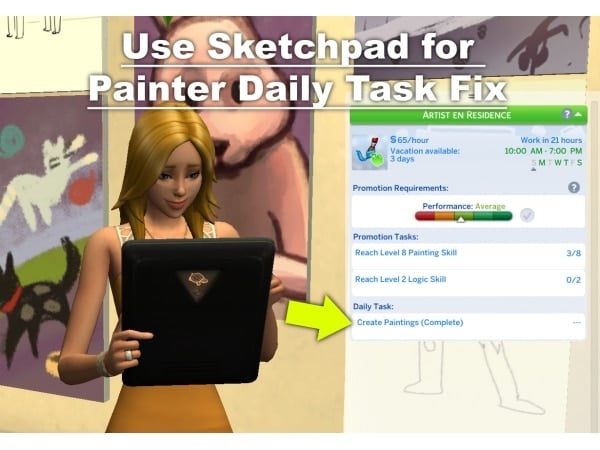 195515 use sketchpad for painter daily task fix by ferriswheelable sims4 featured image