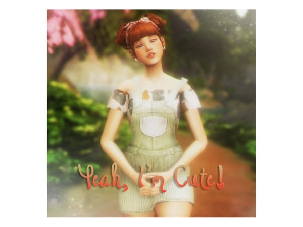 Charming Charlee’s ‘Yeah, I’m Cute’ Posepack (Alpha CC, Female Poses & Eyes)