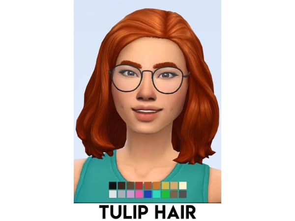 Vikai’s Tulip Tresses: Versatile Alpha Hair for Every Length (#LongHair #AlphaCC)