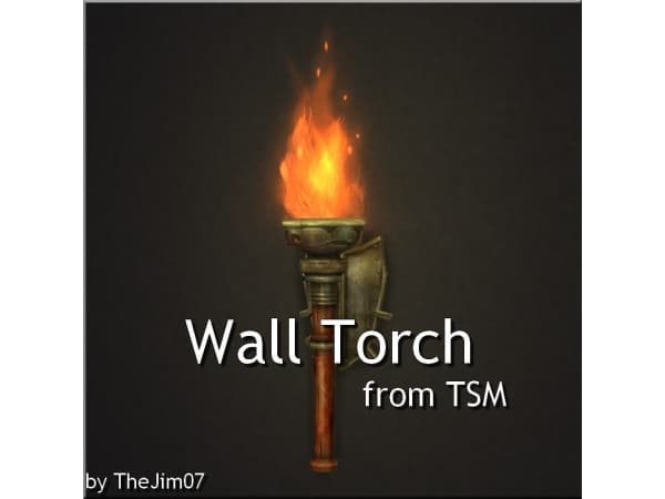 197145 wall torch from tsm by thejim07 sims4 featured image