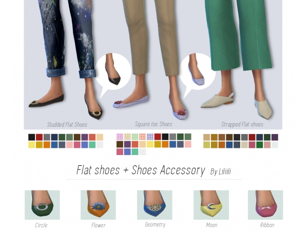197910 flat shoes shoes accessory sims4 featured image