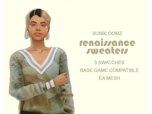 200989 renaissance sweaters paintings peach sims4 featured image