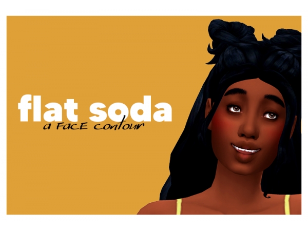 203007 flat soda a face contour by nach0sims sims4 featured image