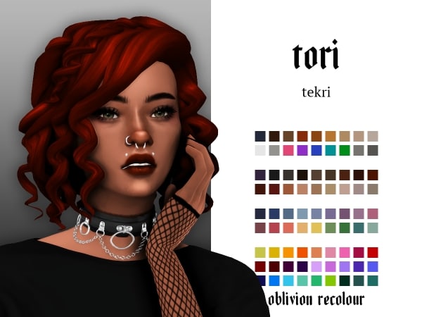 Evoxyr’s Enchantment: Tori’s Luscious Locks (AlphaCC Medium Female Hair Collection)