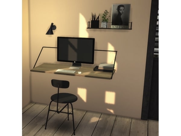 203765 menu rail desk wood and metal floating wall shelf sims4 featured image