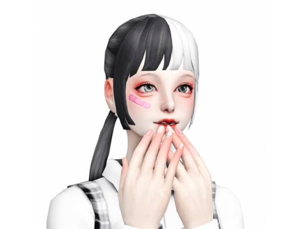 204359 yuko two color ponytail hair ring sims4 featured image