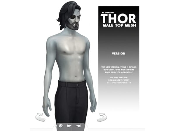 206394 thor male top mesh by dumbabysims sims4 featured image