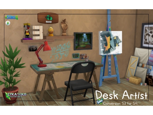 206771 desk artist sims4 featured image