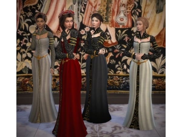 Enchanted Threads: TSM Evil Queen Recolours (Dresses & Costumes for Her)