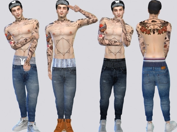 210447 off the wall loose jeans by micklayne sims4 featured image