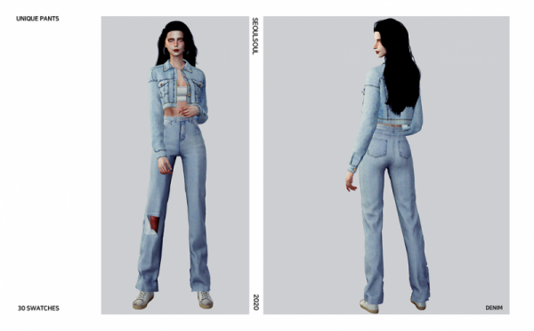 SeoulSoul’s Signature Denim: Unique Female Jeans and Clothing Sets (AlphaCC Collection)