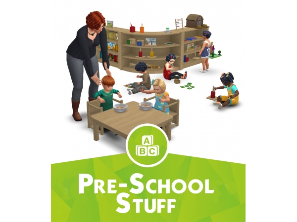 Tiny Tots Academy: Ultimate Sims 4 Preschool Set (Toddler CC & Accessories)